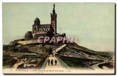 CPA Marseille Notre Dame de la Garde cote nord 