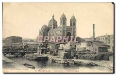 CPA Marseille Cathedrale et Canal St Jean 