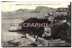 CPA Marseille La Corniche Pointe Maldorme et les Iles du Frioul 
