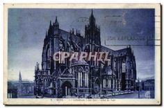 CPA Metz La Cathedrale cote est 