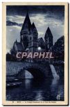 CPa Metz le Temple Protestant et le pont des Roches 