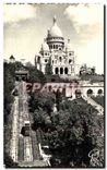 CPM Paris et ses Merveilles Basilique du Sacre Coeur de Montmartre et le Funiculaire 