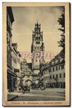 CPA Freiburg i Br Schwabentor Oberlinden gesehen 