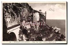 CPA Grimaldi Ventimiglia Ponte San Luigi frontiera Italo Francese 