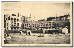 CPA Dinard L et V Le Balneum Casino vue prise de la Plage 
