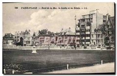 CPA Paris Plage Bord de la Mer le Jardin et les Hotels 