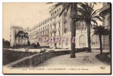 CPA Cote d'Azur San Salvadour L'Hotel et la Terrasse 