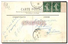 CPA La Bourboule Passerelle du Casino sur la Dordogne et le Grand Etablissement des Thermes 