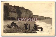 CPA Onival Au pied des Falaises 