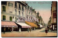 CPA Vichy Rue Georges Climenceau 