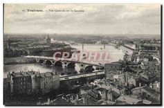 CPA Toulouse Vue generale sur la Garonne 