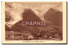 CPA Les Bossons et le Mont Blanc 