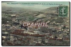 CPA Panorama de Clermont Ferrand P de D Et l'Eglise St Alyre 