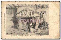 CPA Sainte Gauburge Orne Cheminee de l'Ancien Prieure 
