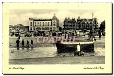 CPA Berck Plage Le Casino Bateaux