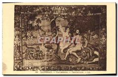 CPA Langeais Tapisserie Tentation 