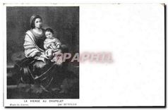 CPA La vierge au Chapelet 