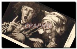 CPA Hemessen Musee de Bruxelles Le cornemusier