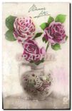 CPA Bonne Fete Fleurs