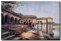 CPA Maison The Massacre Ghat Cawnport