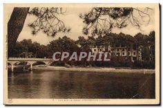 CPA Vue sur le Canal d'Hossegor Landes 