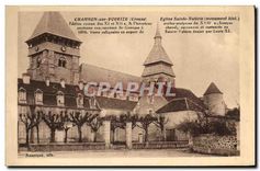 CPA Chamron sur Voueize Creuse Eglise Sainte Valerie monument hist 