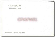 CPA Interrupted Reading Camille Corot 1796 1875 Palmer Collection The Art Institute of Chicago 