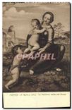 CPA Firenze R Galleria Uffizi La Madonna detta del Pozzo 