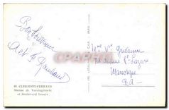 CPA Clermont Ferrand Statue de Vercingetorix et Boulevard Desaix 