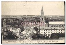 CPA Vendome L et C Le Quartier Rochambeau l'Eglise de la Trinite 