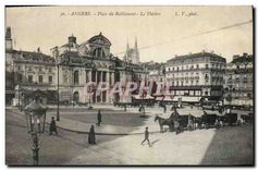 CPA Angers Place du Ralliement Le Theatre 