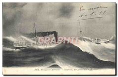 CPA Messageries Maritimes Bateau