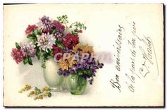 CPA Fantaisie Fleurs