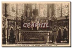 CPA Mattaincourt La Basilique Le Maitre Autel 