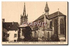 CPA Mattaincourt La Basilique L'Abside et le presbytere de St Pierre Fourier 