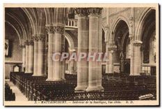 CPA Mattaincourt Interieur de la Basilique bas cotes 