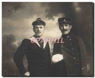 Militaria Marin Soldat (n°33 sur le col)Cheval Vache