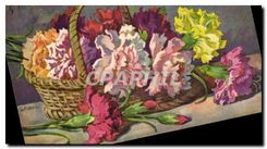 CPA Fantaisie Fleurs