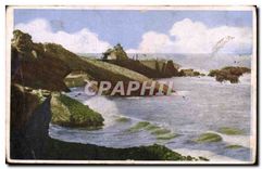 CPA Biarritz La Roche percee et l'ensemble 