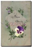 CPA Bonne Annee Fleurs