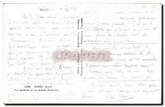 CPA Nimes Gard Vue generale et les Arenes Romaines