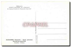 CPA Kucharski Alexandre Ecole polonaise Portrait de Luis XVII Versailles Chateau 