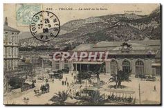 CPA Toulon La cour de la Gare 