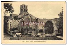 CPA Arles Eglise St Honorat des Aliscamps 