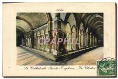 CPA Arles La Cathedrale Sainte Trophine Le Cloitre 