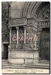 CPA Arles Eglise St Trophime Detail du Portail La fuite en Egypte Les Elus 