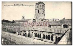 CPA Arles Vue generale du Cloitre Saint Trophime 