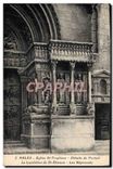 CPA Arles Eglise St Trophime Details du Portail La Lapidation de St Etienne Les Reprouves 