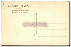 CPA Arles Bouches du Rhone Le Cloitre de St Trophime 