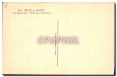 CPA Arles sur Rhone Les Alyscamps Allee des Tombeaux 